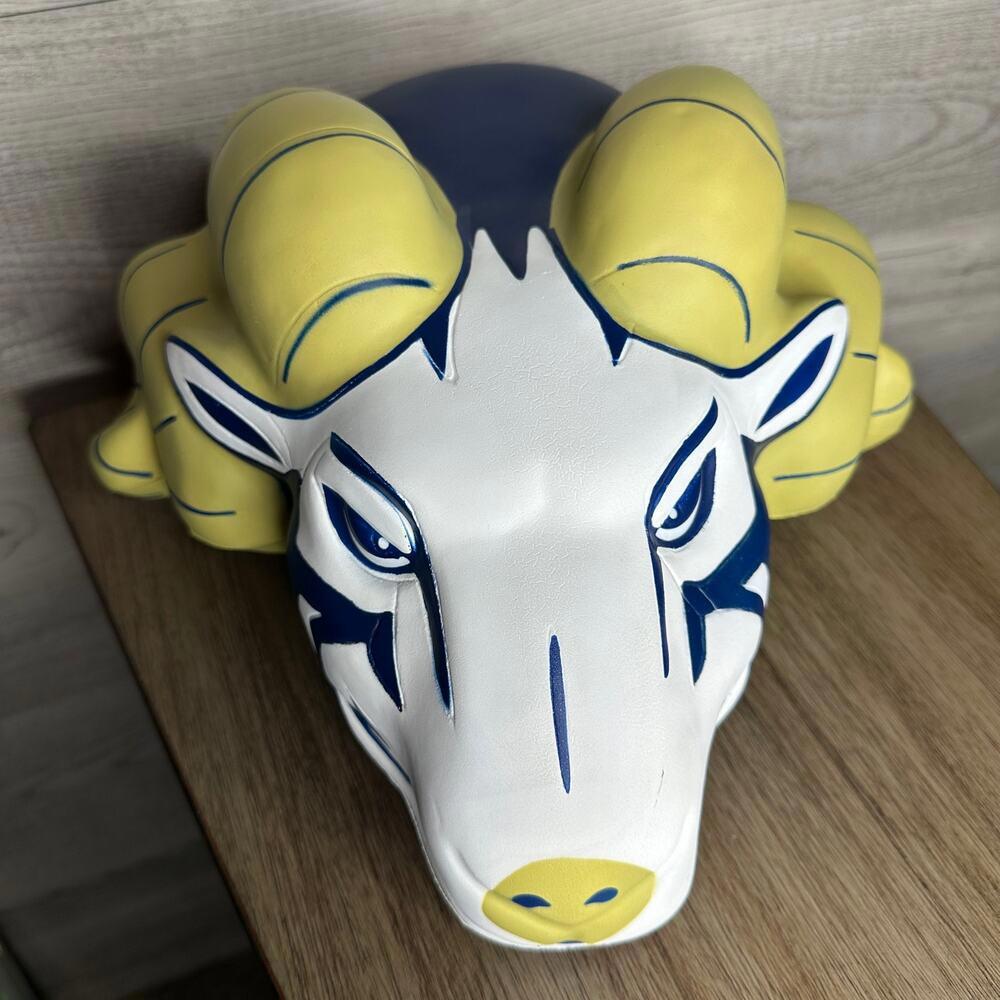 Navy Football Foam Ram Hat Fan Spirit Wear Navy Blue and Gold NCAA